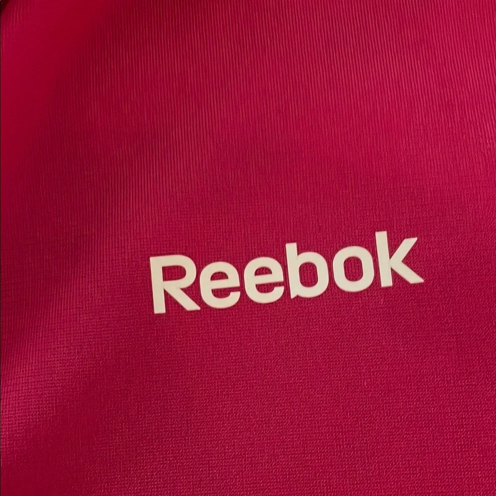 Reebok Black and Pink Bomber Jacket with Athletic Flair - Picture 4 of 4